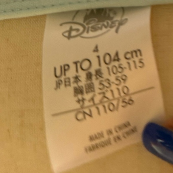 Disney Princess Dress with Blue Accents - Picture 6 of 6